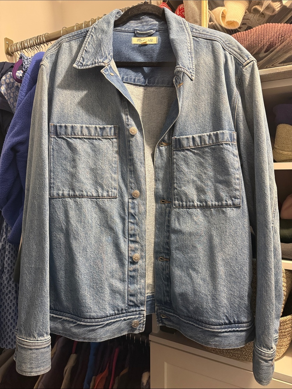 Madewell Denim Shirt-Jacket in Jameson Wash
